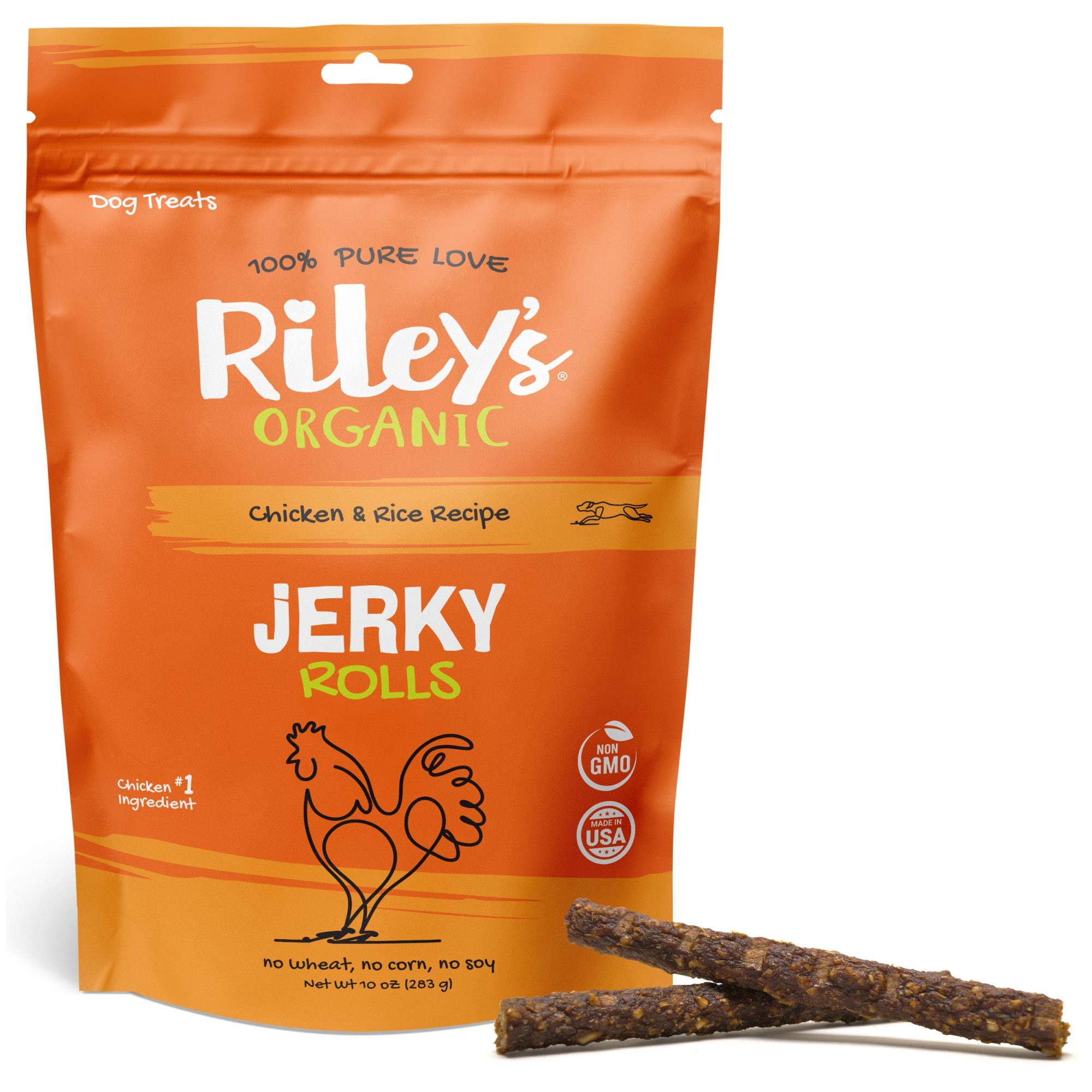 Riley??s Chicken & Rice Jerky Rolls (10oz)